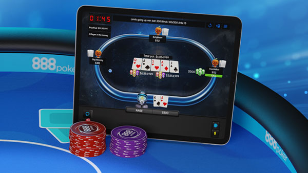 Spela 888poker på din iPad-enhet 