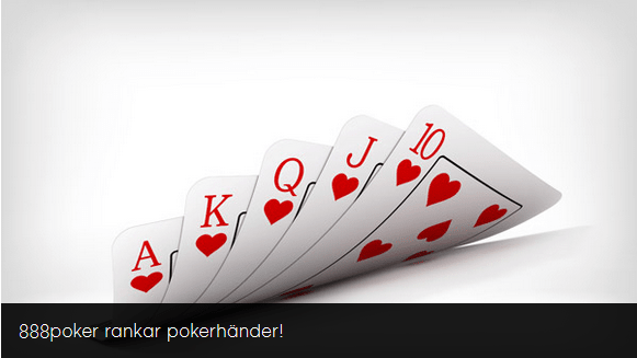 Håll koll på rankningen av pokerhänder