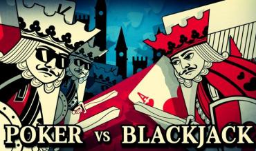 poker vs blackjack